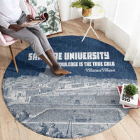 Mansa Musa Sankore University Round Carpet Knowledge is the True Gold - African Scholarly Legacy - Wonder Print Shop