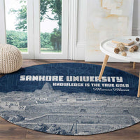 Mansa Musa Sankore University Round Carpet Knowledge is the True Gold - African Scholarly Legacy - Wonder Print Shop