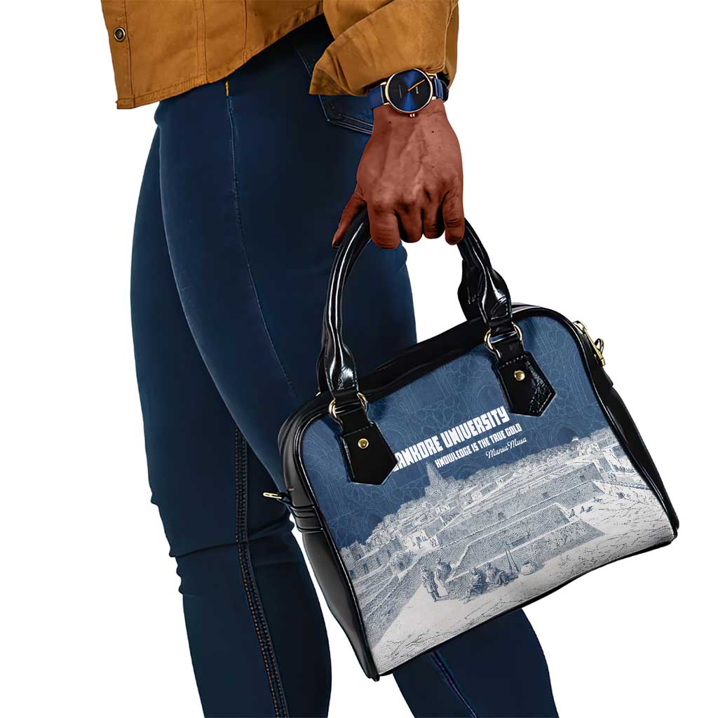 Mansa Musa Sankore University Shoulder Handbag Knowledge is the True Gold - African Scholarly Legacy - Wonder Print Shop
