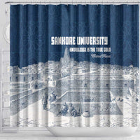 Mansa Musa Sankore University Shower Curtain Knowledge is the True Gold - African Scholarly Legacy - Wonder Print Shop