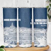 Mansa Musa Sankore University Skinny Tumbler Knowledge is the True Gold - African Scholarly Legacy - Wonder Print Shop