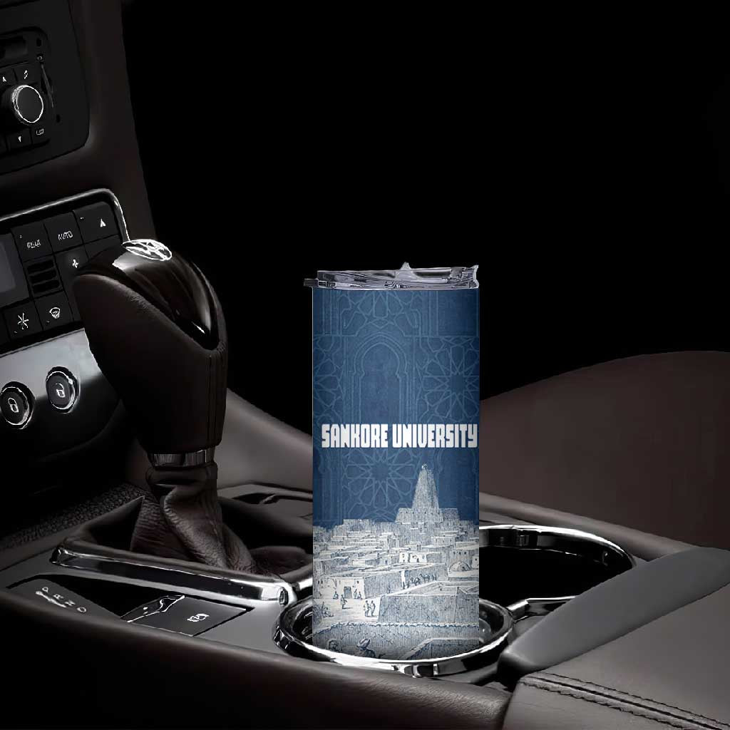 Mansa Musa Sankore University Skinny Tumbler Knowledge is the True Gold - African Scholarly Legacy - Wonder Print Shop