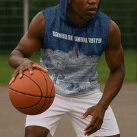 Mansa Musa Sankore University Sleeveless Hoodie Knowledge is the True Gold - African Scholarly Legacy - Wonder Print Shop