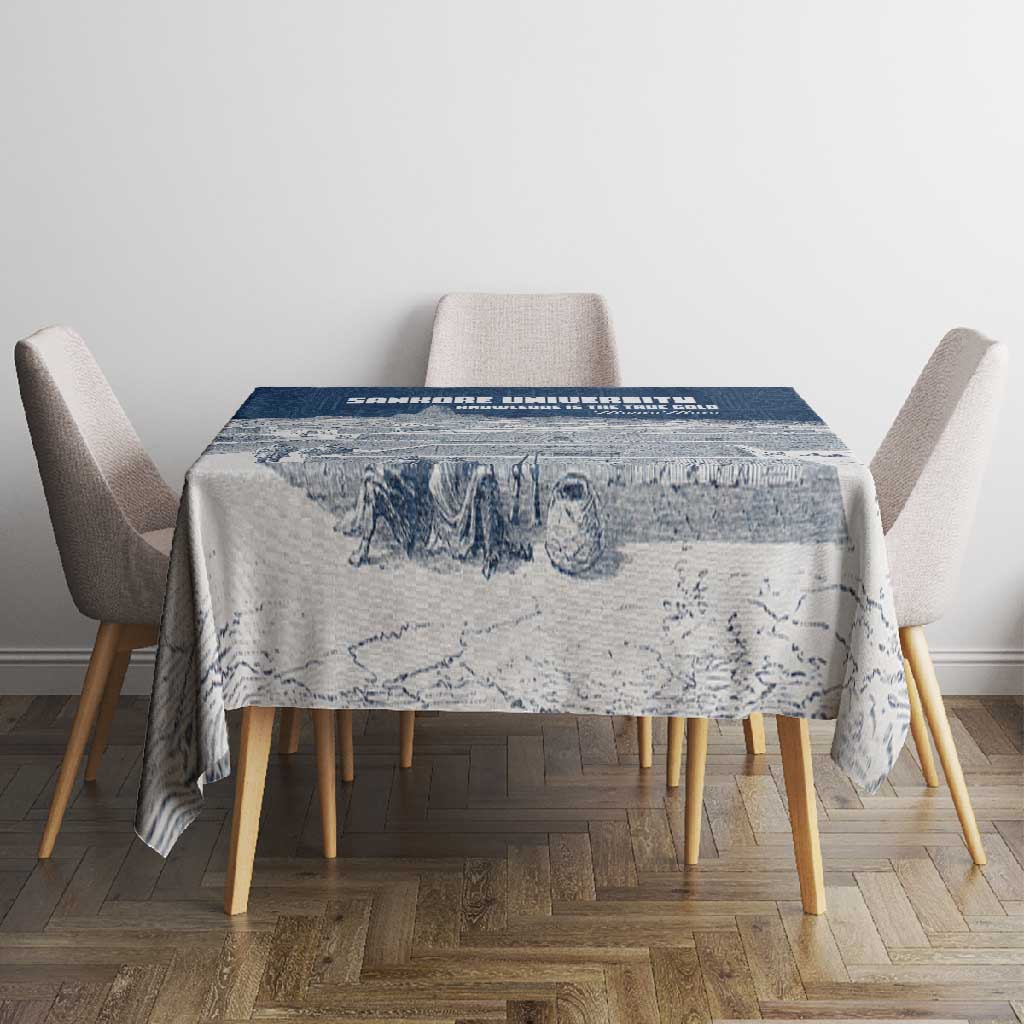 Mansa Musa Sankore University Tablecloth Knowledge is the True Gold - African Scholarly Legacy - Wonder Print Shop