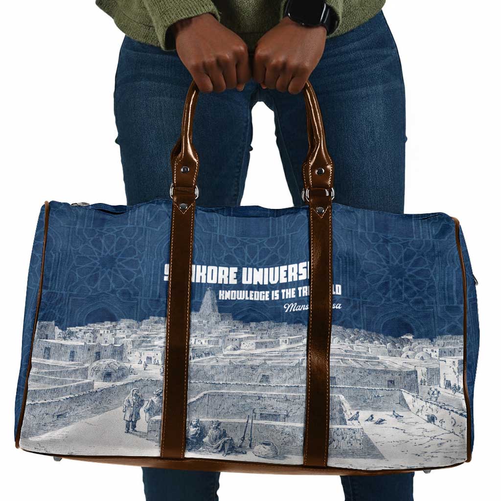 Mansa Musa Sankore University Travel Bag Knowledge is the True Gold - African Scholarly Legacy - Wonder Print Shop