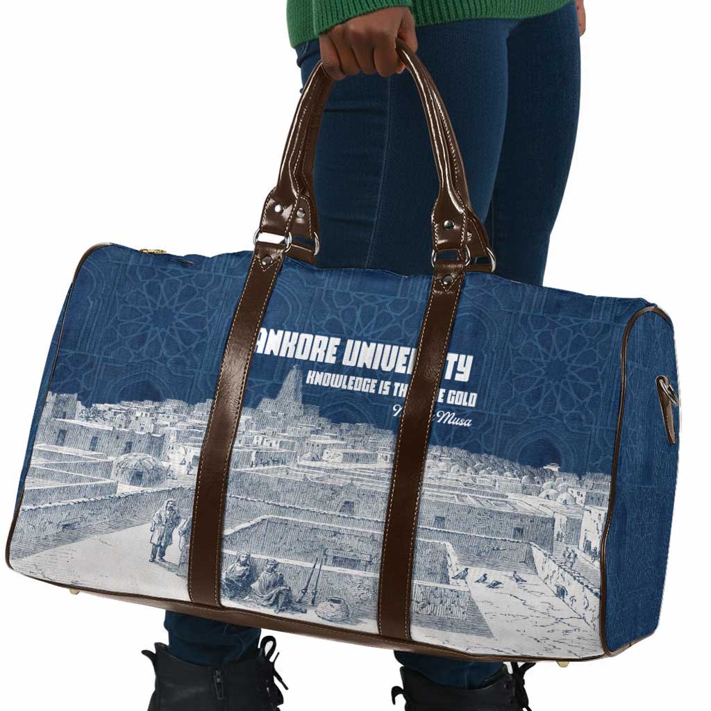 Mansa Musa Sankore University Travel Bag Knowledge is the True Gold - African Scholarly Legacy - Wonder Print Shop