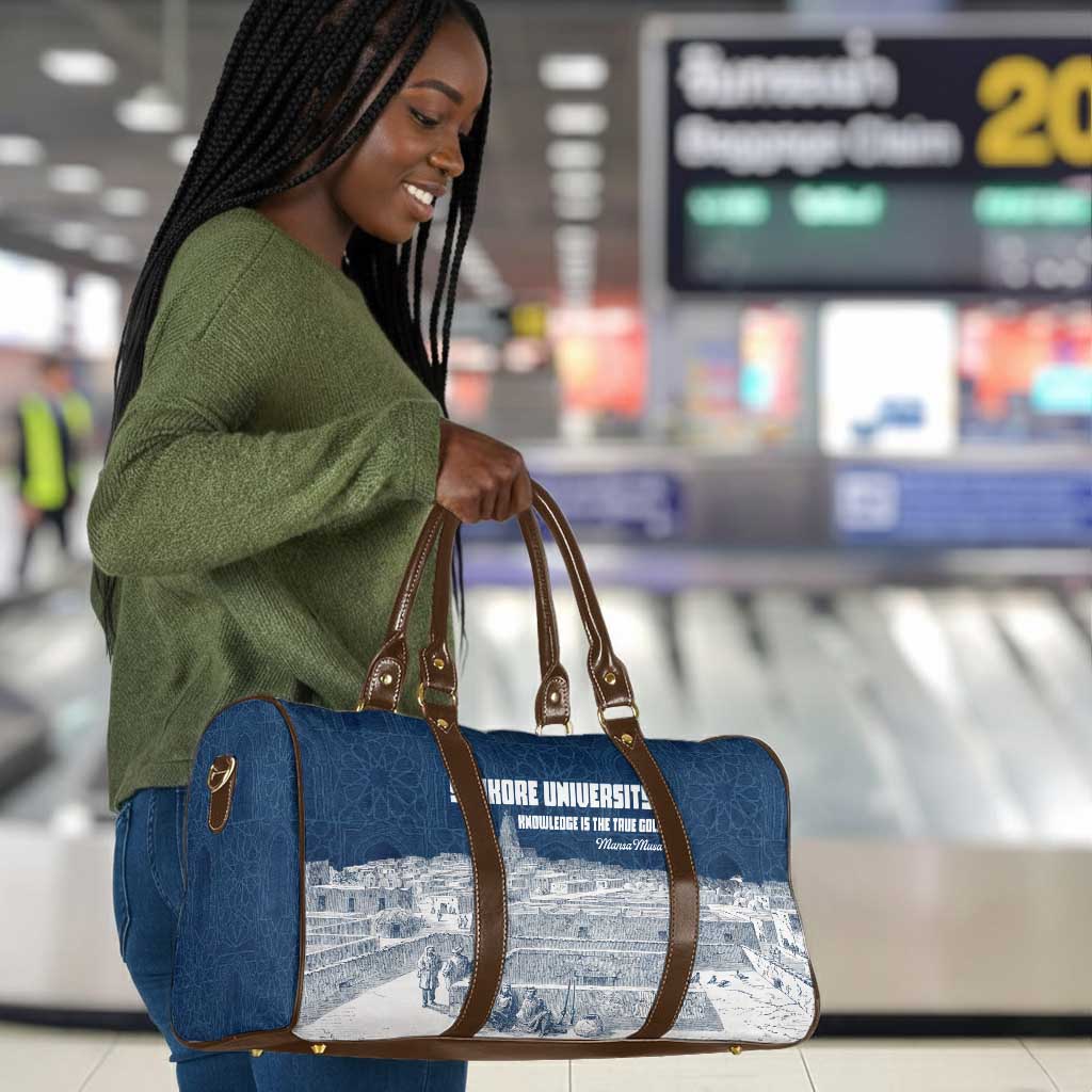 Mansa Musa Sankore University Travel Bag Knowledge is the True Gold - African Scholarly Legacy - Wonder Print Shop