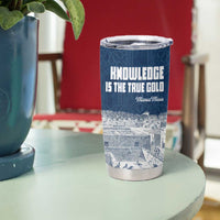 Mansa Musa Sankore University Tumbler Cup Knowledge is the True Gold - African Scholarly Legacy - Wonder Print Shop
