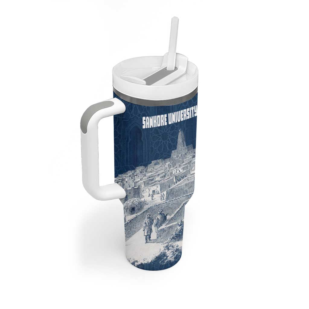 Mansa Musa Sankore University Tumbler With Handle Knowledge is the True Gold - African Scholarly Legacy - Wonder Print Shop