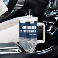 Mansa Musa Sankore University Tumbler With Handle Knowledge is the True Gold - African Scholarly Legacy - Wonder Print Shop