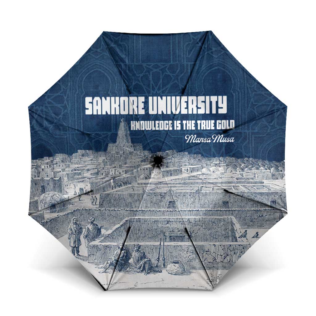 Mansa Musa Sankore University Umbrella Knowledge is the True Gold - African Scholarly Legacy - Wonder Print Shop