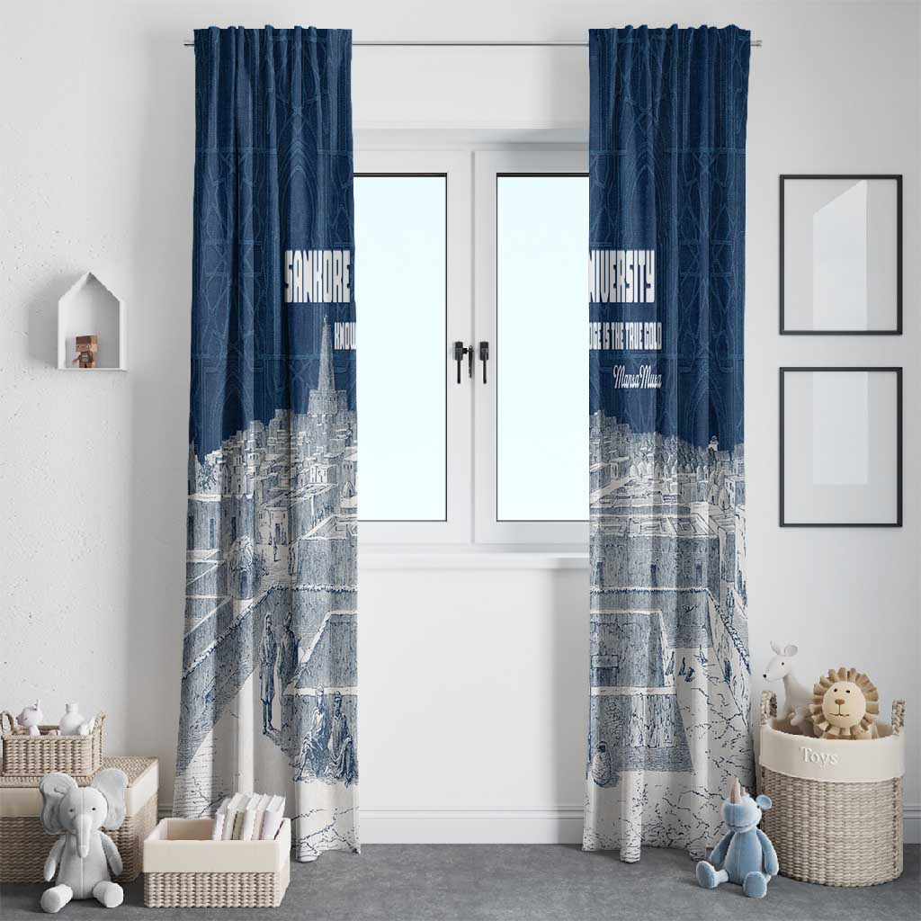 Mansa Musa Sankore University Window Curtain Knowledge is the True Gold - African Scholarly Legacy - Wonder Print Shop