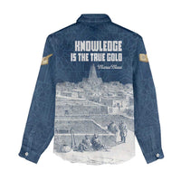 Mansa Musa Sankore University Women Casual Shirt Knowledge is the True Gold - African Scholarly Legacy - Wonder Print Shop