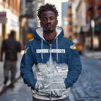 Mansa Musa Sankore University Zip Hoodie Knowledge is the True Gold - African Scholarly Legacy - Wonder Print Shop