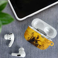 Mansa Musa AirPods Case Golden Legacy Theme Ancient Map Regal Portrait of Mali Emperor Timbuktu - Wonder Print Shop