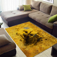 Mansa Musa Area Rug Golden Legacy Theme Ancient Map Regal Portrait of Mali Emperor Timbuktu - Wonder Print Shop