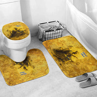 Mansa Musa Bathroom Set Golden Legacy Theme Ancient Map Regal Portrait of Mali Emperor Timbuktu - Wonder Print Shop