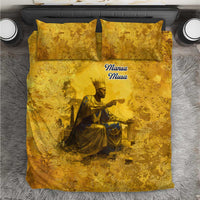 Mansa Musa Bedding Set Golden Legacy Theme Ancient Map Regal Portrait of Mali Emperor Timbuktu - Wonder Print Shop