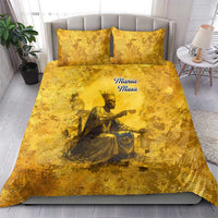 Mansa Musa Bedding Set Golden Legacy Theme Ancient Map Regal Portrait of Mali Emperor Timbuktu - Wonder Print Shop