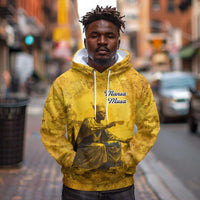 Mansa Musa Hoodie Golden Legacy Theme Ancient Map Regal Portrait of Mali Emperor Timbuktu - Wonder Print Shop