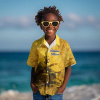 Mansa Musa Kid Hawaiian Shirt Golden Legacy Theme Ancient Map Regal Portrait of Mali Emperor Timbuktu - Wonder Print Shop