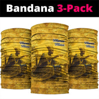 Mansa Musa Neck Gaiter Golden Legacy Theme Ancient Map Regal Portrait of Mali Emperor Timbuktu - Wonder Print Shop