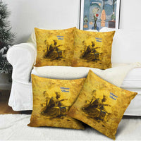 Mansa Musa Pillow Cover Golden Legacy Theme Ancient Map Regal Portrait of Mali Emperor Timbuktu - Wonder Print Shop