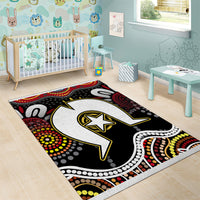 Torest Trait Islands Mix Aboriginal Pattern Area Rug - Wonder Print Shop