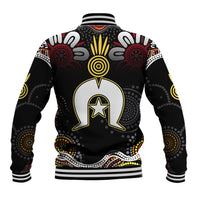 Torest Trait Islands Mix Aboriginal Pattern Baseball Jacket - Wonder Print Shop