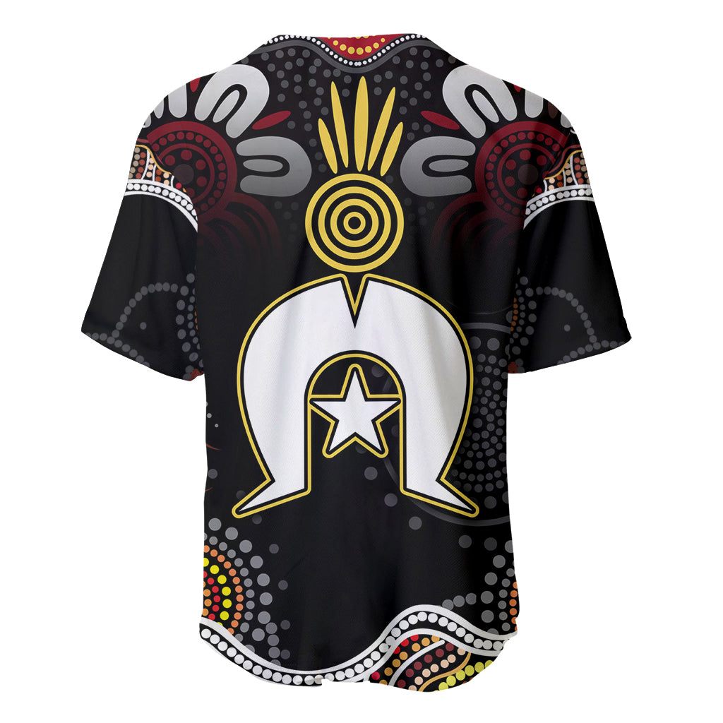 Torest Trait Islands Mix Aboriginal Pattern Baseball Jersey - Wonder Print Shop