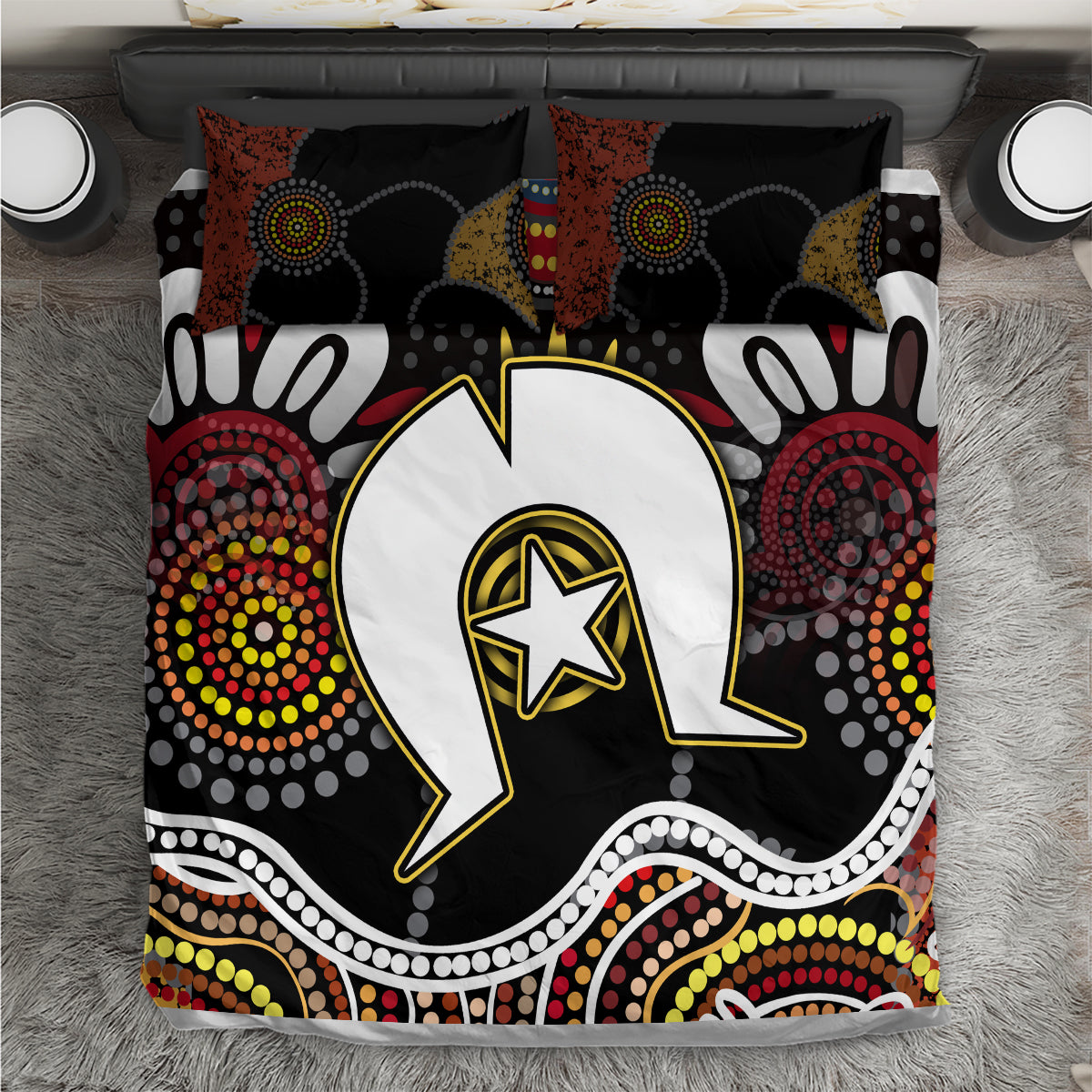 Torest Trait Islands Mix Aboriginal Pattern Bedding Set - Wonder Print Shop