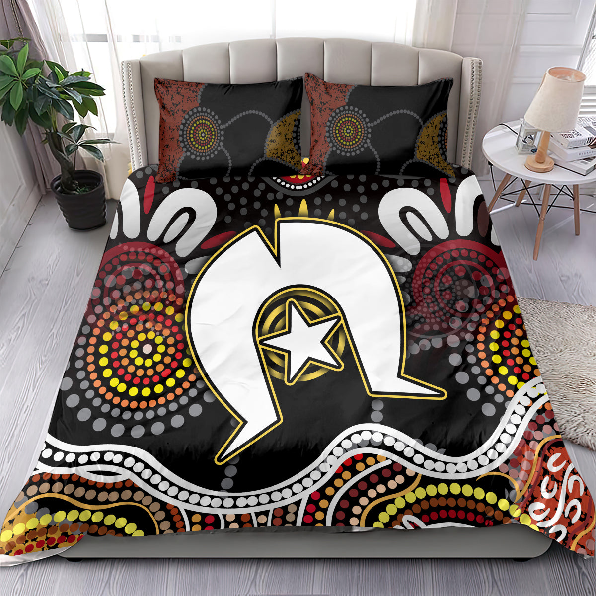 Torest Trait Islands Mix Aboriginal Pattern Bedding Set - Wonder Print Shop