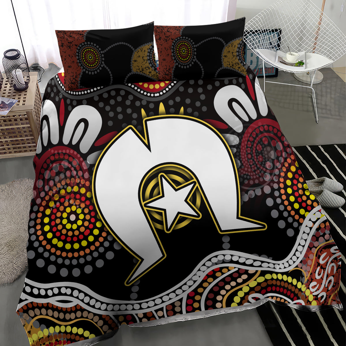 Torest Trait Islands Mix Aboriginal Pattern Bedding Set - Wonder Print Shop