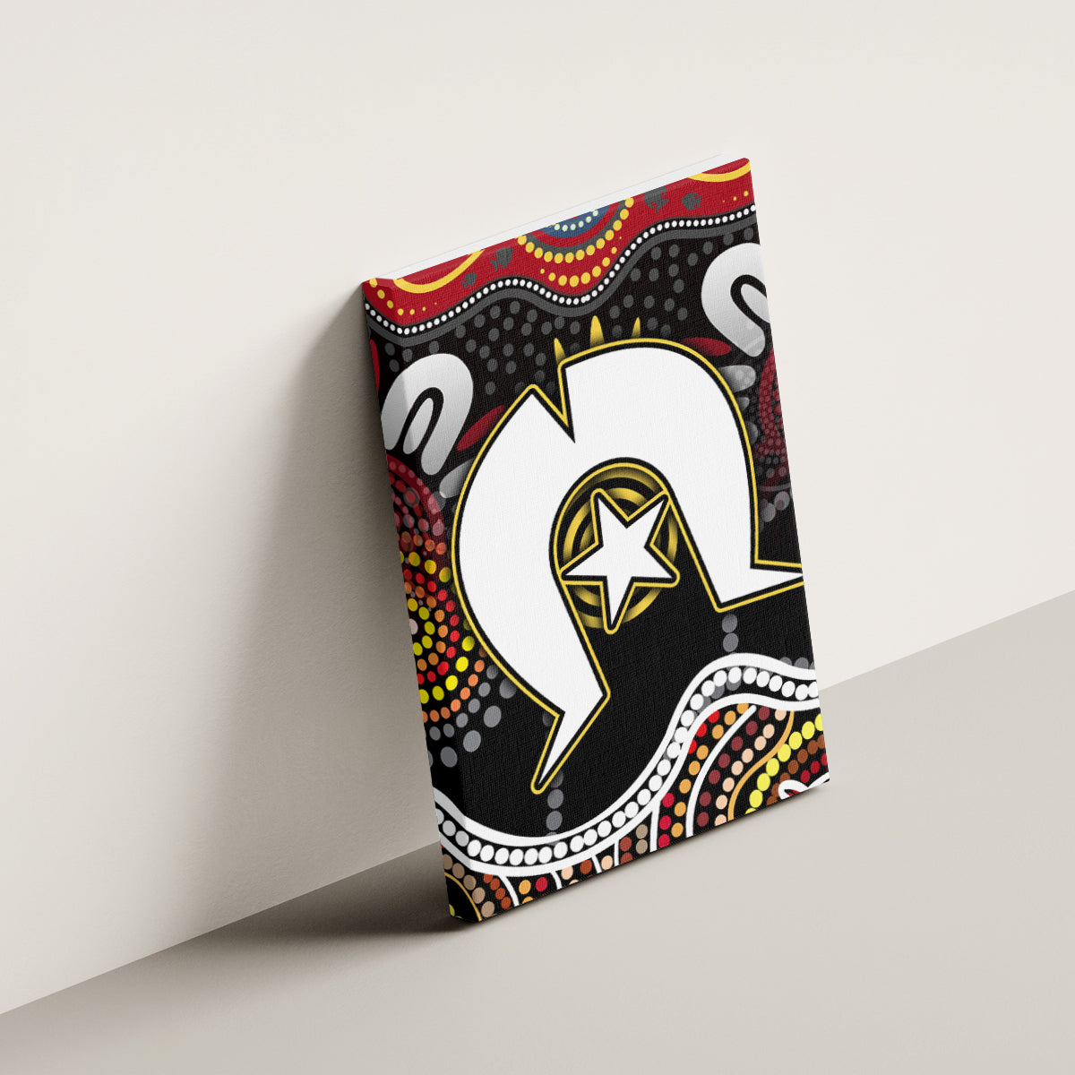 Torest Trait Islands Mix Aboriginal Pattern Canvas Wall Art - Wonder Print Shop