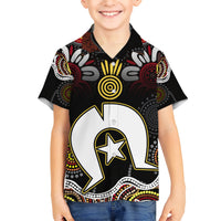 Torest Trait Islands Mix Aboriginal Pattern Hawaiian Shirt - Wonder Print Shop