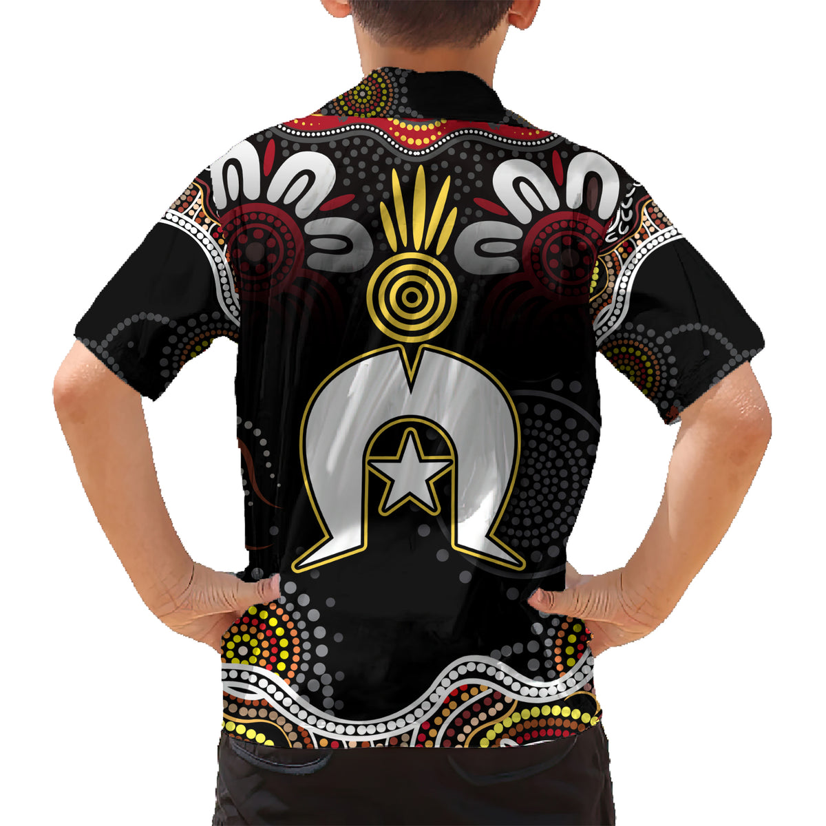 Torest Trait Islands Mix Aboriginal Pattern Hawaiian Shirt - Wonder Print Shop