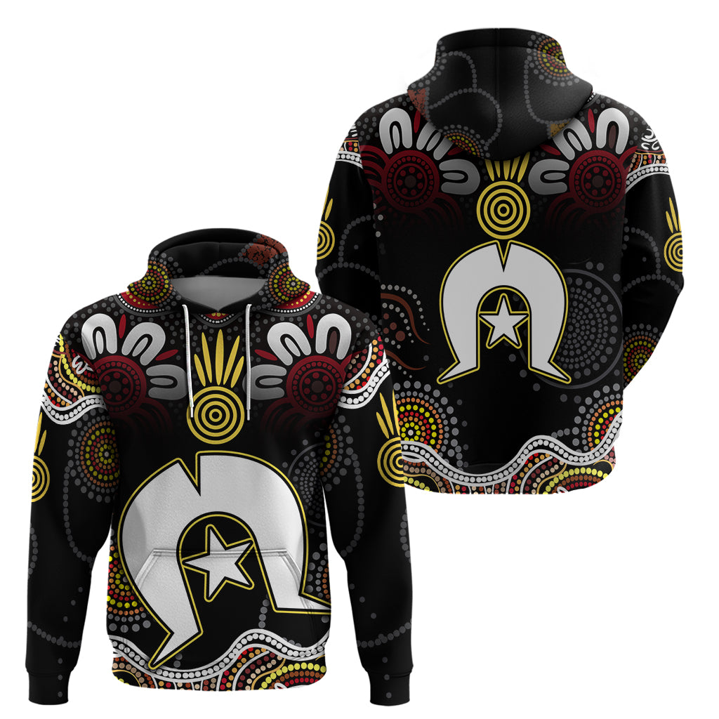 Torest Trait Islands Mix Aboriginal Pattern Hoodie - Wonder Print Shop