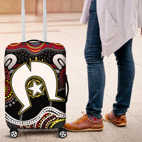 Torest Trait Islands Mix Aboriginal Pattern Luggage Cover - Wonder Print Shop