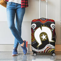 Torest Trait Islands Mix Aboriginal Pattern Luggage Cover - Wonder Print Shop