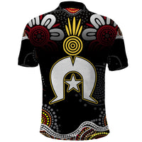 Torest Trait Islands Mix Aboriginal Pattern Polo Shirt - Wonder Print Shop