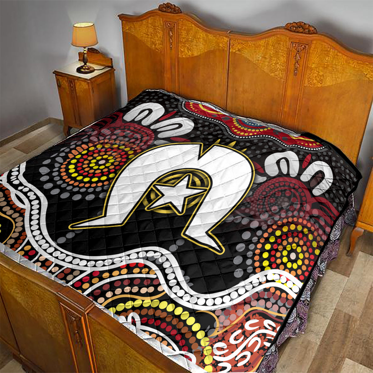 Torest Trait Islands Mix Aboriginal Pattern Quilt - Wonder Print Shop