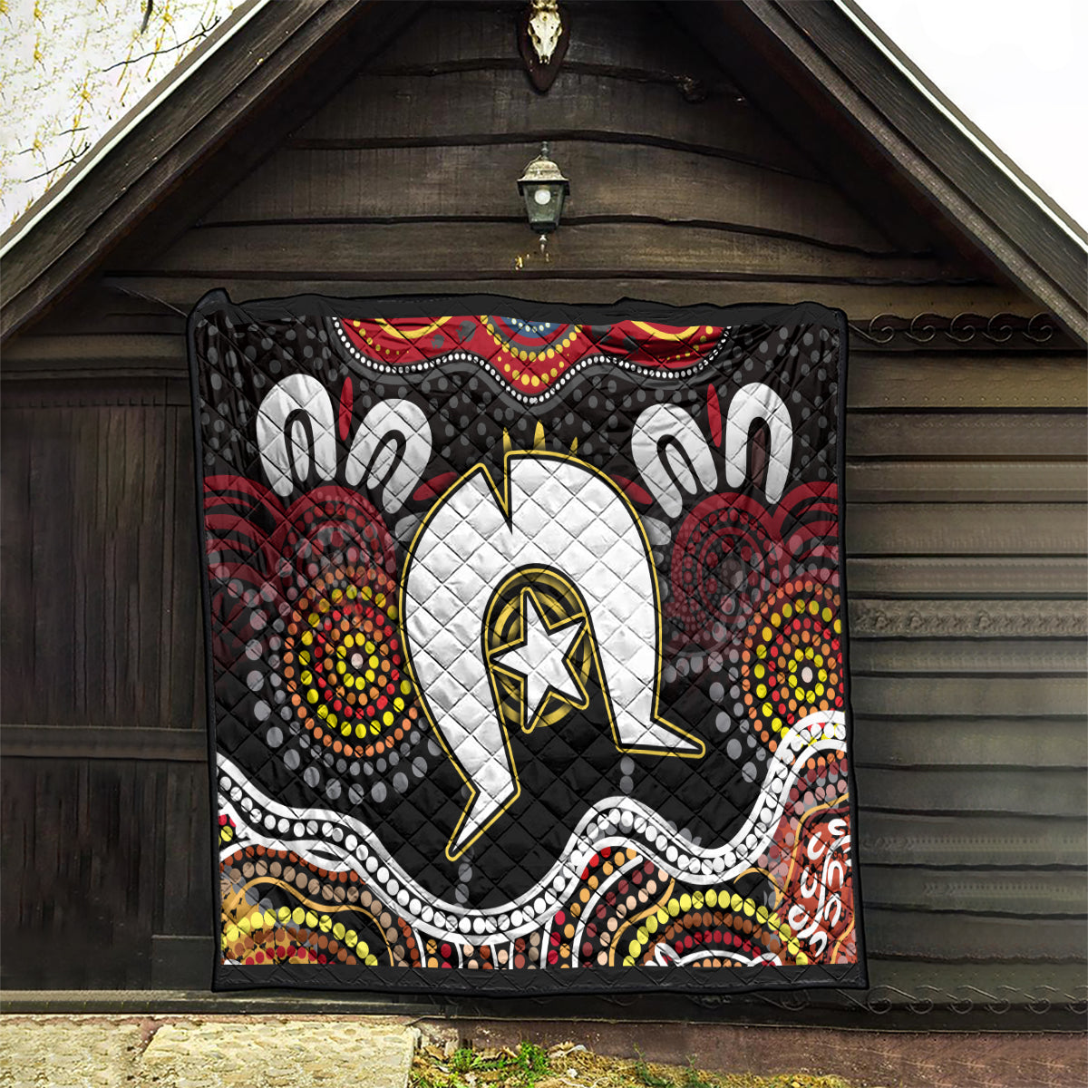 Torest Trait Islands Mix Aboriginal Pattern Quilt - Wonder Print Shop
