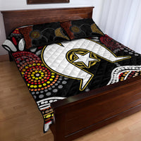 Torest Trait Islands Mix Aboriginal Pattern Quilt Bed Set - Wonder Print Shop
