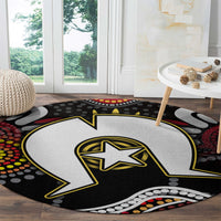 Torest Trait Islands Mix Aboriginal Pattern Round Carpet