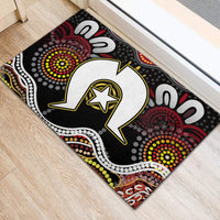 Torest Trait Islands Mix Aboriginal Pattern Rubber Doormat - Wonder Print Shop