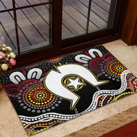 Torest Trait Islands Mix Aboriginal Pattern Rubber Doormat - Wonder Print Shop