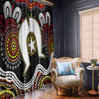 Torest Trait Islands Mix Aboriginal Pattern Window Curtain - Wonder Print Shop