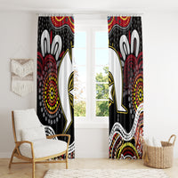 Torest Trait Islands Mix Aboriginal Pattern Window Curtain - Wonder Print Shop