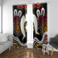 Torest Trait Islands Mix Aboriginal Pattern Window Curtain - Wonder Print Shop