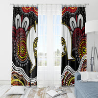 Torest Trait Islands Mix Aboriginal Pattern Window Curtain - Wonder Print Shop